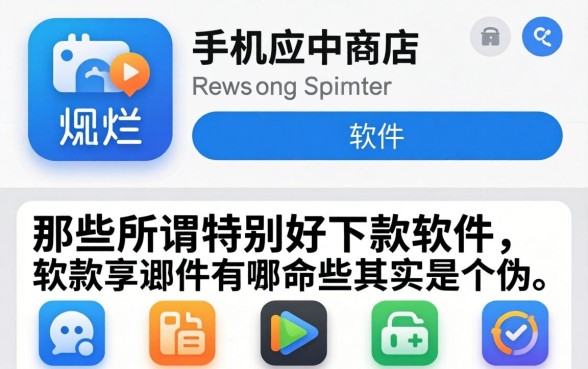我翻烂了手机应用商店,发现那些所谓特别好下款的软件有哪些其实是个伪命题