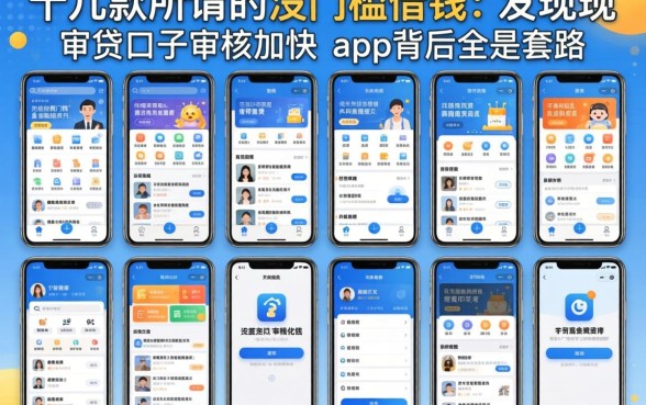 我试了十几款所谓的没门槛借钱软件，发现审贷口子审核加快的app背后全是套路