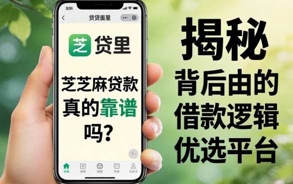 手机贷里面的芝麻贷款真的靠谱吗？揭秘背后的借款逻辑与优选平台