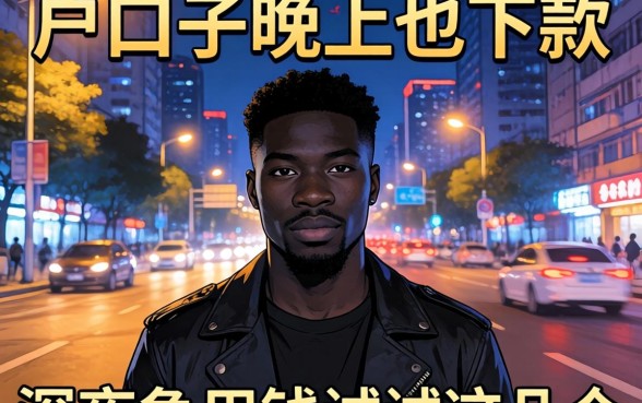 黑户口子晚上也下款：深夜急用钱试试这几个