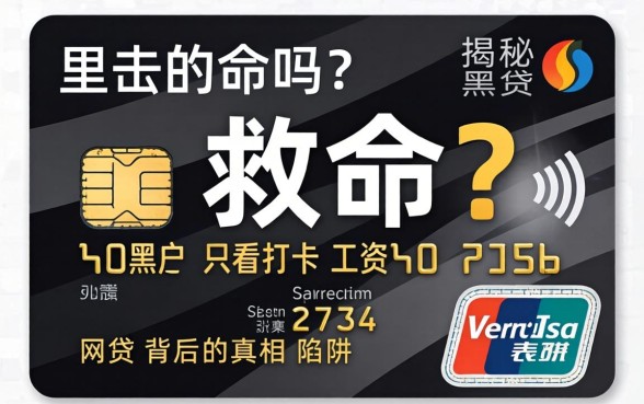 工资卡里的数字能救命吗？揭秘黑户只看打卡工资的网贷背后的真相与陷阱