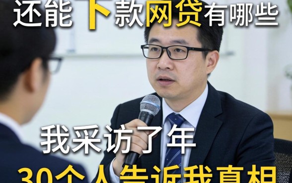 2026年还能下款的网贷有哪些呢?我采访了30个人告诉你真相