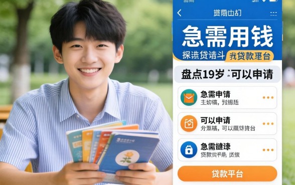 刚成年急需用钱？盘点19岁可以申请的贷款平台有哪些