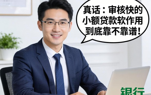 银行经理说真话:审核快的小额贷款软件到底靠不靠谱
