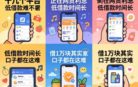 我试了十几个平台，发现网贷利息低借款时间长的口子都在这，借1万块其实不难
