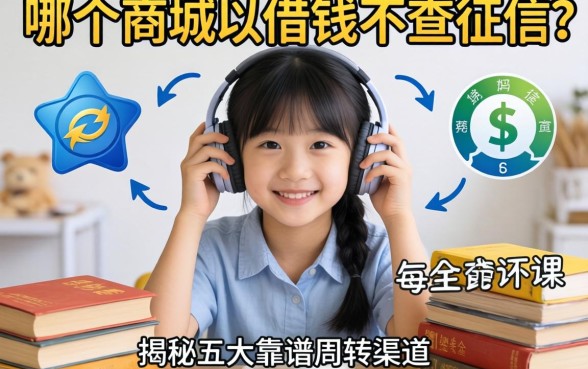 资金周转困难怎么办?哪个商城可以借钱不查征信?揭秘五大靠谱周转渠道