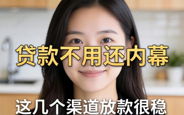 揭秘2026贷款不用还的内幕，这几个渠道放款很稳