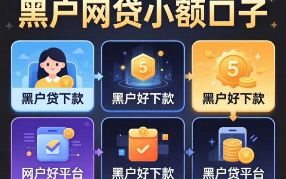 黑户网贷小额口子,详尽说明5个黑户好下款的平台
