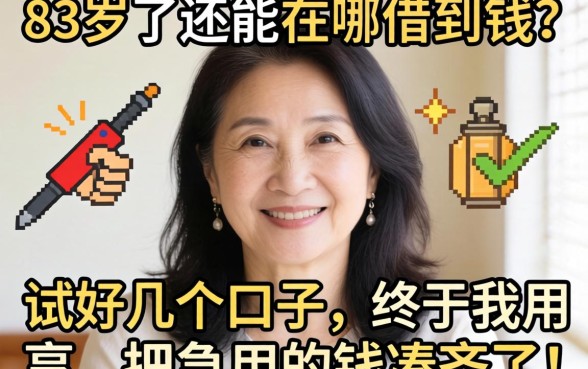 53岁了还能在哪借到钱？试了好几个口子，终于把急用的钱凑齐了，分享下我的经历！