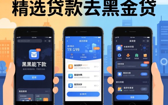 我想贷款去哪里贷，精选五个黑户能下款的软件