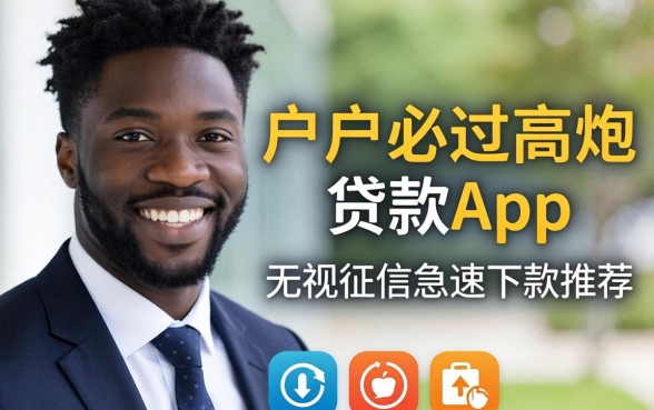 2026黑户必过高炮贷款app：无视征信急速下款推荐