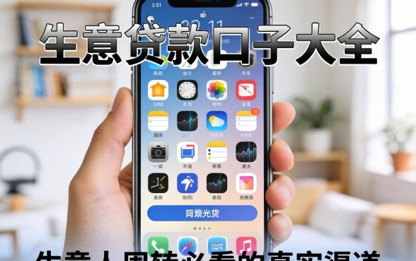 苹果手机贷款口子大全：生意人周转必看的真实渠道