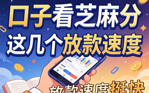 揭秘2026新口子不看芝麻分，这几个放款速度挺快