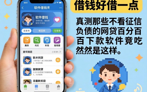 手机哪个软件借钱好借一点？实测发现那些不看征信负债的网贷百分百下款软件竟然是这样