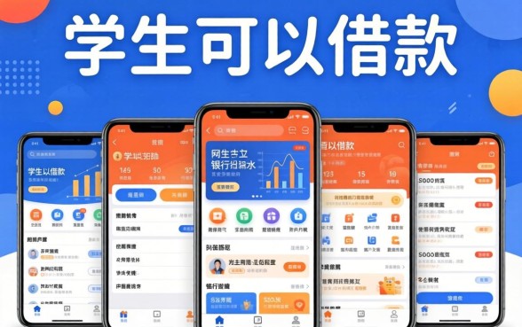 哪个软件学生可以借款，陈列5个看银行流水的网贷app