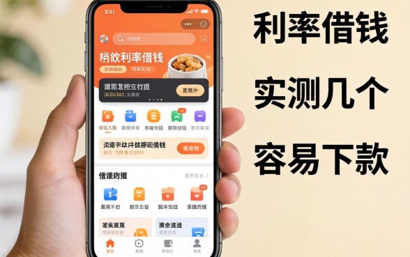 手机如何低利率借钱？实测几个容易下款的渠道
