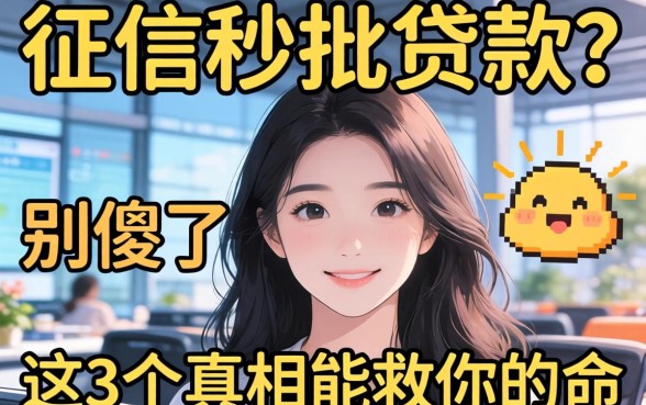 不看征信秒批的贷款？别傻了，这3个真相能救你的命