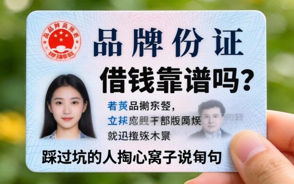 大品牌身份证借钱靠谱吗？一个踩过坑的人掏心窝子说几句