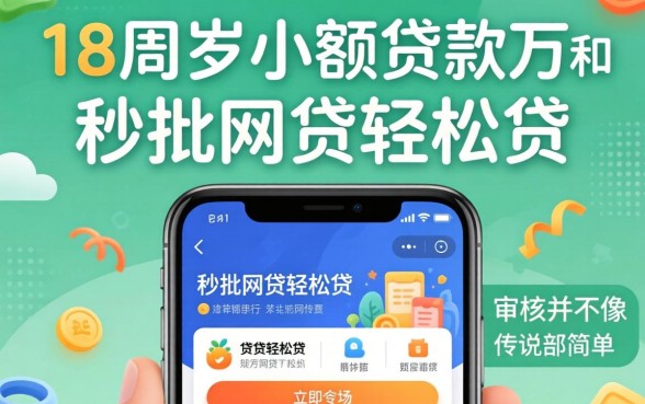 我试了满18周岁小额贷款万和秒批网贷轻松贷的软件，发现审核并不像传说中那么简单