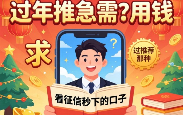 过年急需用钱?求推荐那种不看征信秒下的口子!
