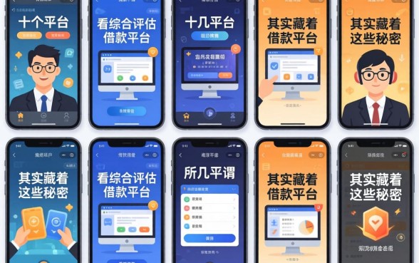 我试了十几个平台，发现那些所谓不看综合评估的借款平台，其实藏着这些秘密