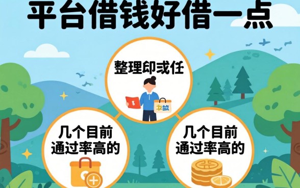 哪几个平台借钱好借一点？整理了几个目前通过率高的