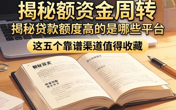 急需大额资金周转?揭秘贷款额度高的是哪些平台的,这五个靠谱渠道值得收藏