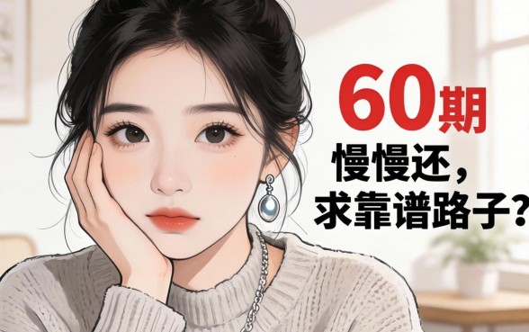 手头紧想分60期慢慢还，求靠谱路子！