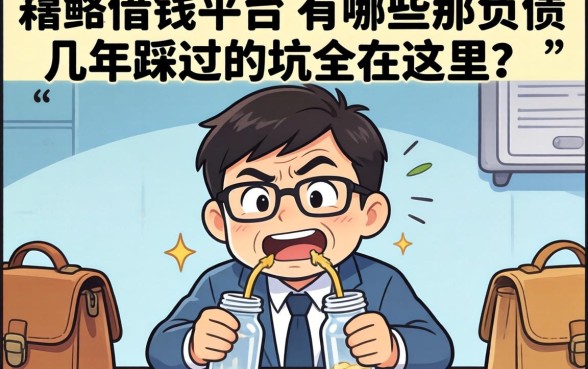 不正规的借钱平台有哪些？我负债那几年踩过的坑全在这里