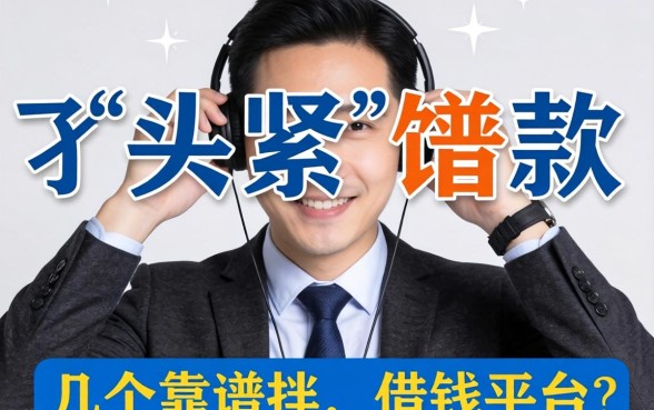2026年手头紧想下款，求推荐几个靠谱的借钱平台？