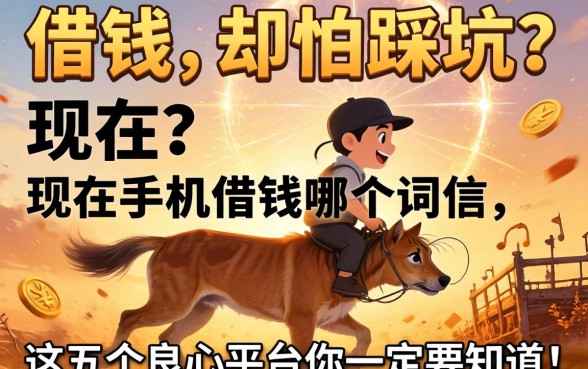 急需用钱却怕踩坑？现在手机借钱哪个可信，这五个良心平台你一定要知道！