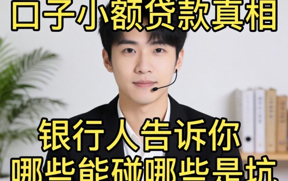 2026年黑口子小额贷款真相：银行人告诉你哪些能碰哪些是坑