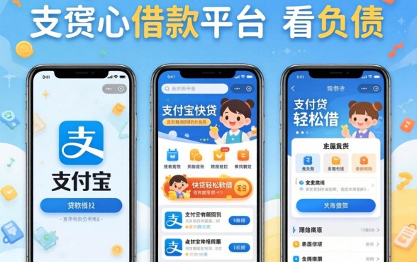 比较良心借款平台不看负债，详细阐述五个支付宝快贷轻松借软件