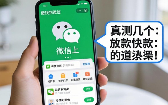手机什么软件可以借钱到微信上？实测几个放款快的渠道