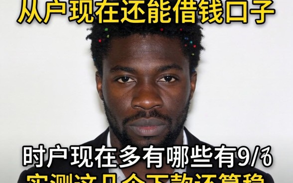 黑户现在还能借钱的口子有哪些？实测这几个下款还算稳