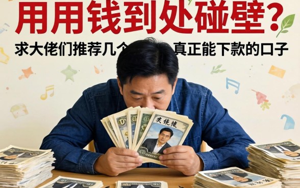 急用钱到处碰壁？求大佬们推荐几个真正能下款的口子！