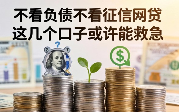 揭秘不看负债不看征信的网贷2026,这几个口子或许能救急