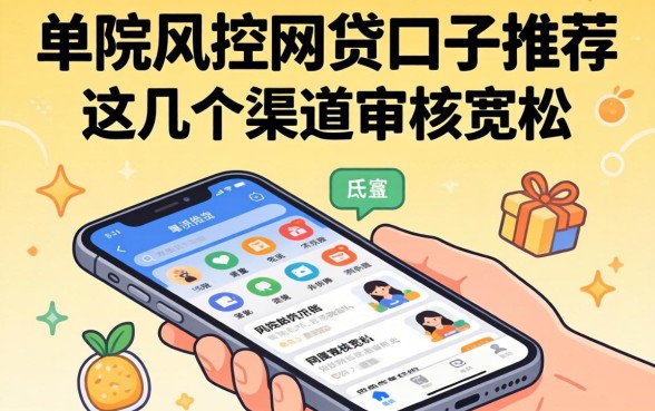 无视手机风控的网贷口子推荐,这几个渠道审核宽松