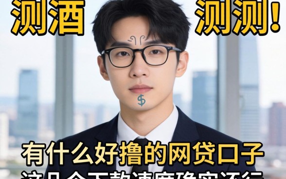 实测有什么好撸的网贷口子，这几个下款速度确实还行