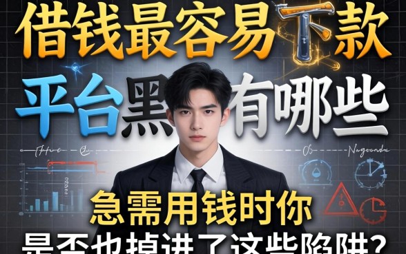 借款最容易下款的平台黑幕有哪些？急需用钱时你是否也掉进了这些陷阱？