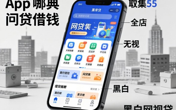 手机app哪里可以借钱的,归集5个无视黑白的网贷平台