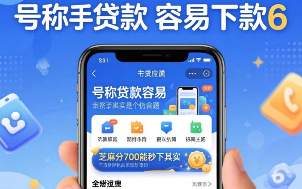 我试了市面上号称手机贷款最容易下款6的软件，发现芝麻分700能秒下其实是个伪命题