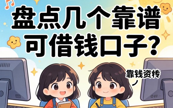 急需资金周转？盘点几个靠谱的可借钱的口子