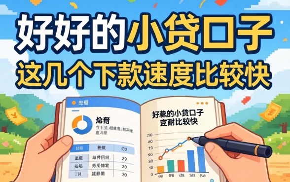 盘点2026好用的小贷口子，这几个下款速度比较快