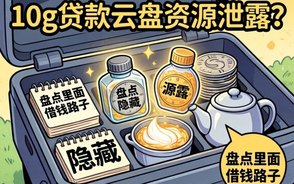 网传10g贷款云盘资源泄露?盘点里面隐藏的借钱路子