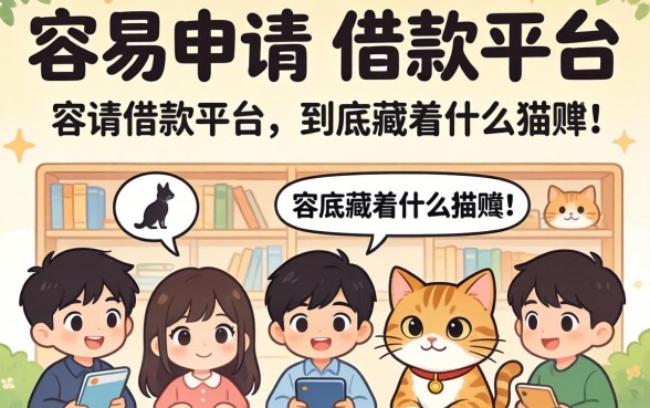 那些号称容易申请的借款平台，到底藏着什么猫腻？