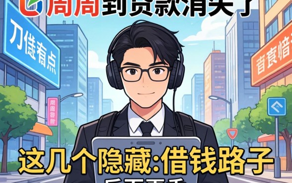 我发现周周到贷款消失了,这几个隐藏的借钱路子反而更香