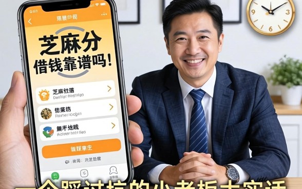 手机号芝麻分借钱靠谱吗？一个踩过坑的小老板大实话