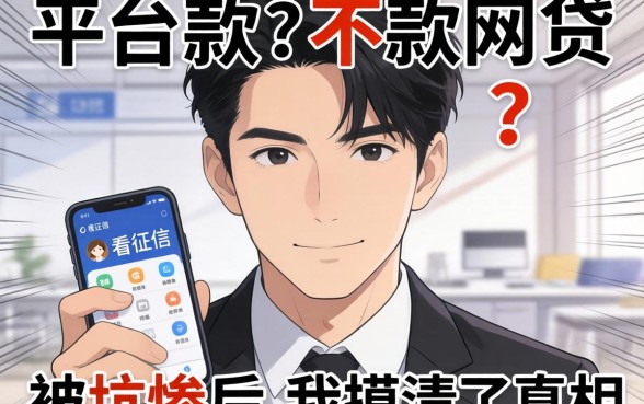 哪个平台能下款不看征信的网贷？被坑惨后我摸清了真相