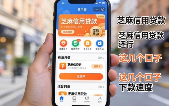 实测好用的芝麻信用贷款app，这几个口子下款速度还行